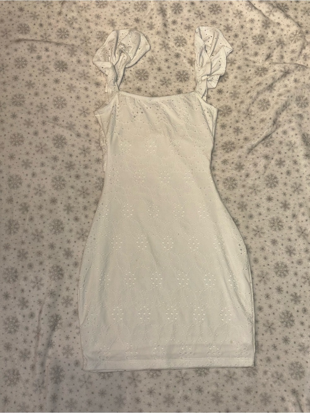 White Graduation Dress - Picture 6 of 7